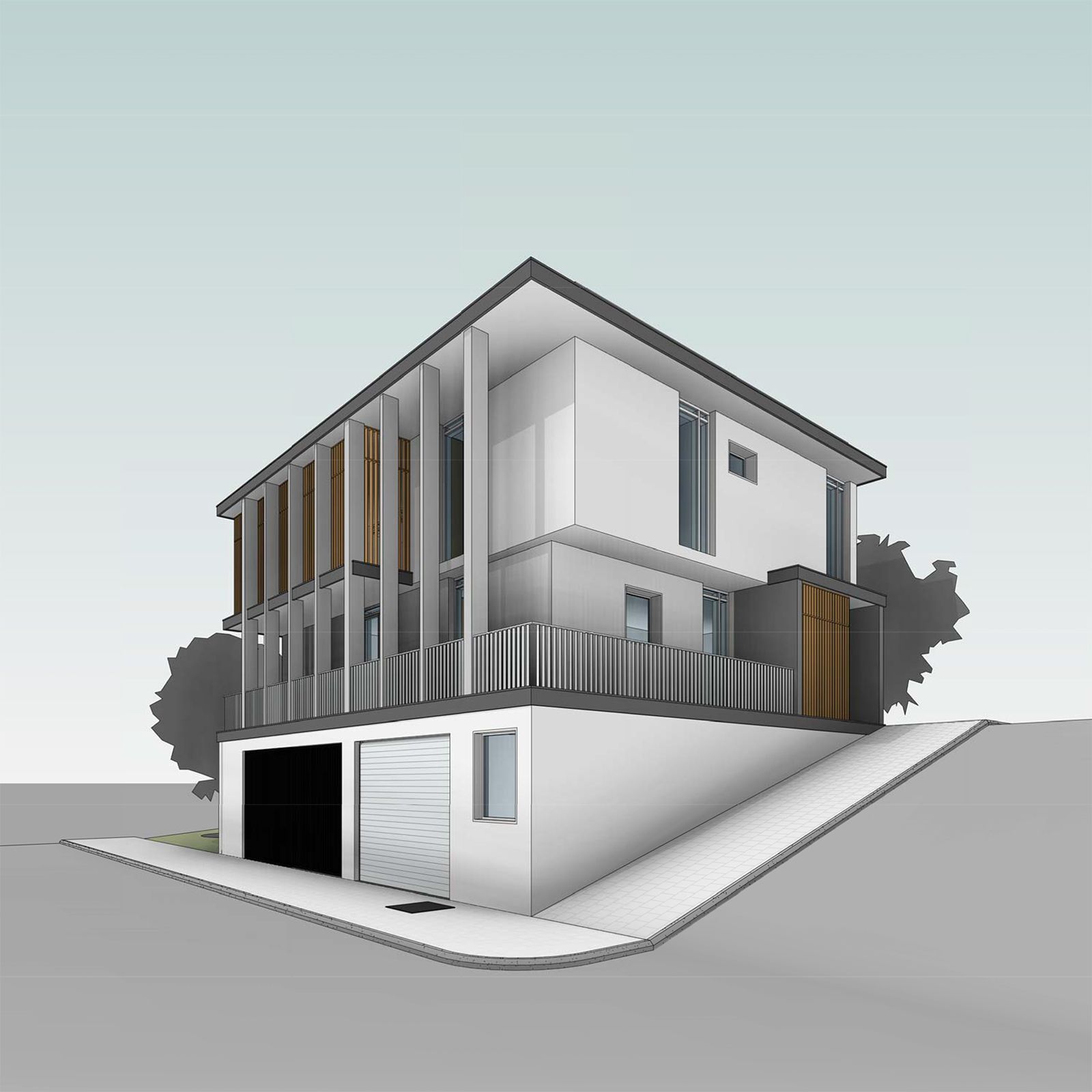 Revit 3D model